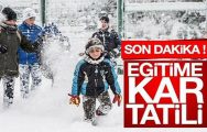 Taşımalı Eğitime 1 Gün Daha Kar Engeli