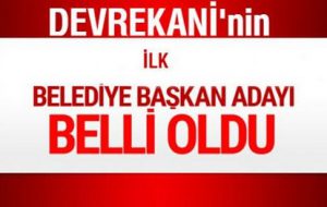 Devrekani’de ilk aday belli oldu