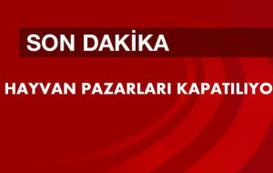 Son Dakika : Hayvan Pazarları Kapatılıyor